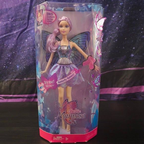 Barbie mariposa willa sale